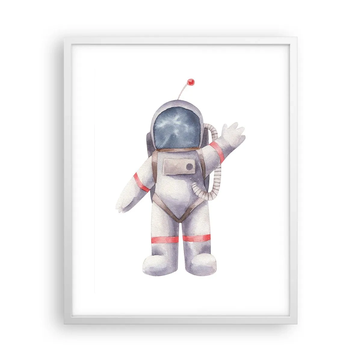 Plakát v bílém rámu - Tak zatím! - 40x50 cm