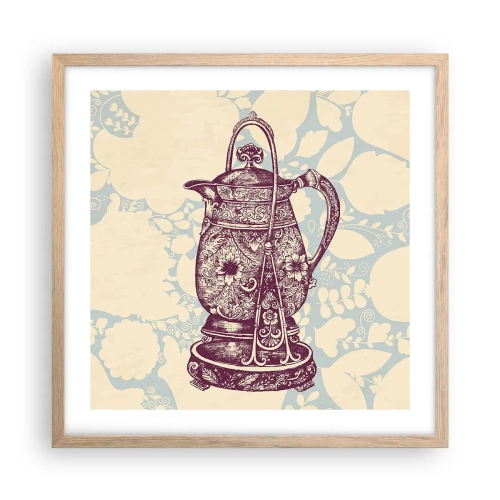 Plakát v rámu světlý dub - Krása všedního dne - 50x50 cm