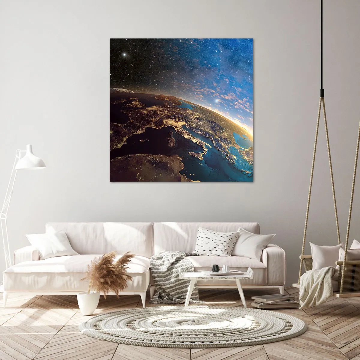 Obraz na plátně - Podívejme se na sebe s odstupem - 60x60 cm