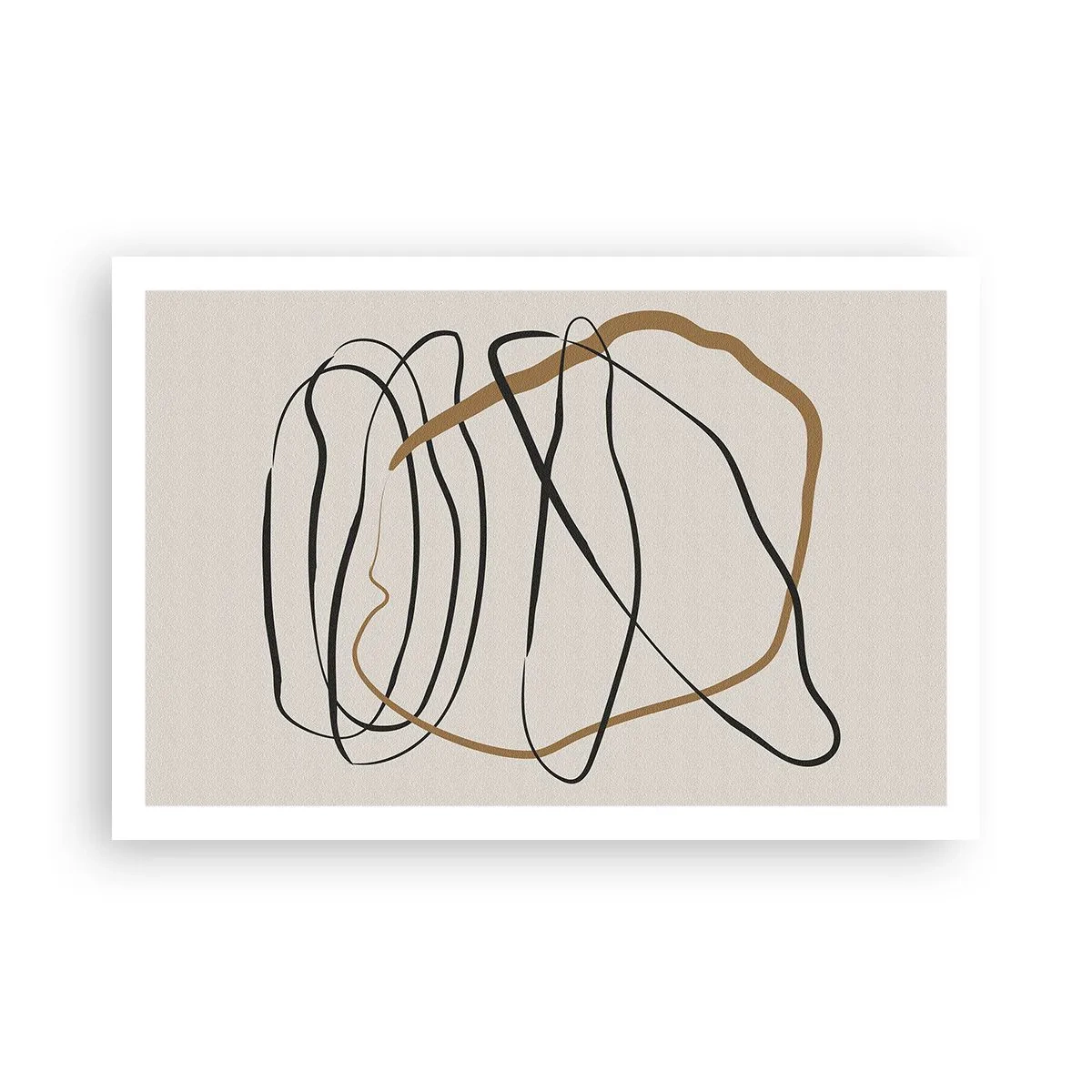 Plakát - Kompozice – tanec ve smyčce - 91x61 cm