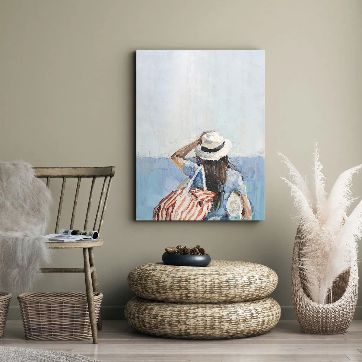 Obraz na plátně - Vítej na dovolené - 50x70 cm