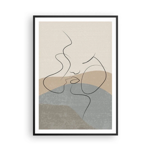 Plakát v černém rámu - Jako tah štětcem - 70x100 cm