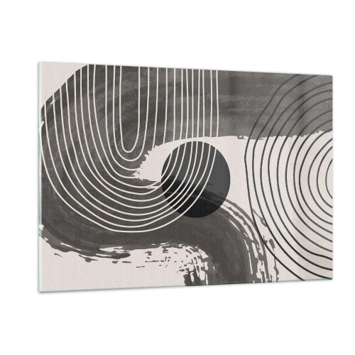 Obraz na skle - Ovál vítězí - 120x80 cm