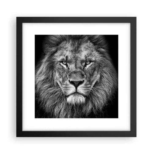 Plakát v černém rámu - V korunovačním oděvu - 30x30 cm