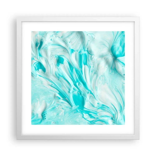 Plakát v bílém rámu - Navždy spolu - 40x40 cm