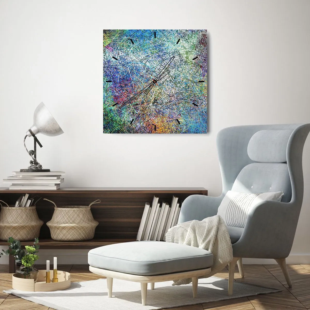 Nástěnné hodiny - To není tak jednoduché - 40x40 cm