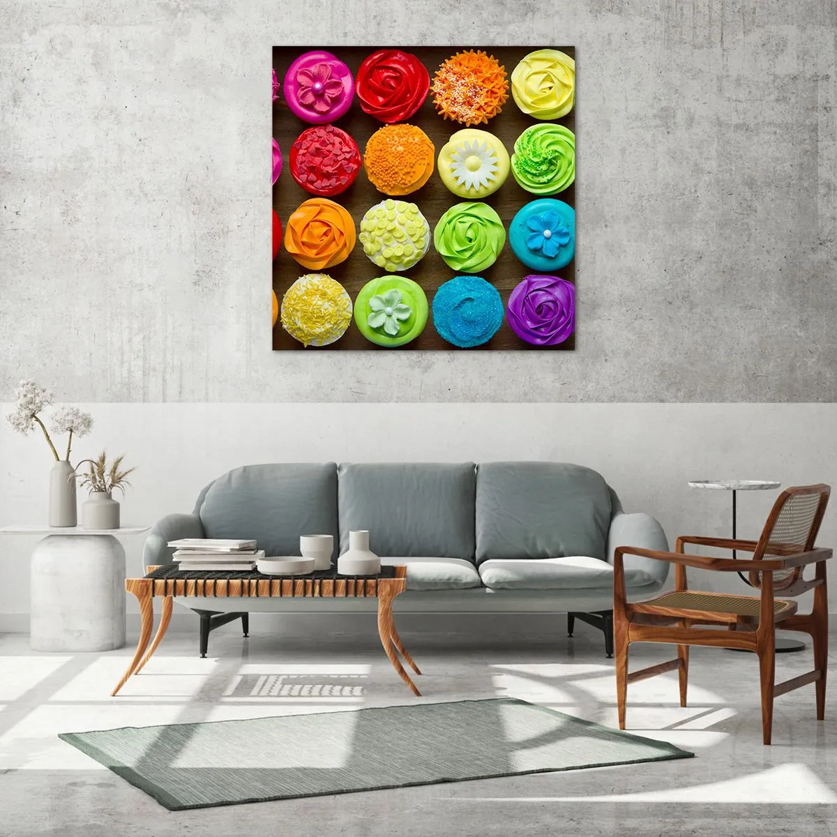 Obraz na skle - Každé jiné - všechny skvělé - 70x70 cm