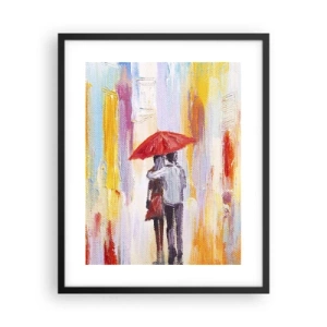 Plakát v černém rámu - Ať prší dál - 40x50 cm