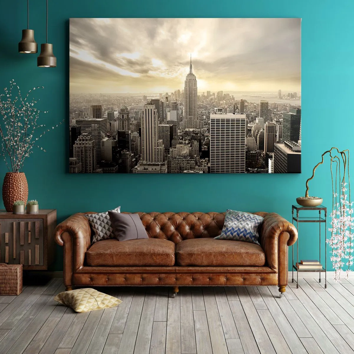 Obraz na plátně - New York utkaný z šedi - 120x80 cm