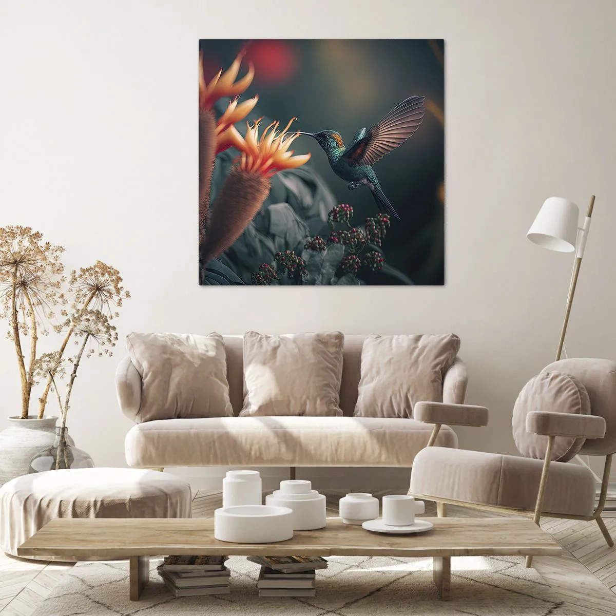 Obraz na plátně - Skutečně pestrý život - 60x60 cm