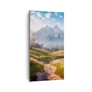 Obraz na plátně - Idylické údolí - 65x120 cm
