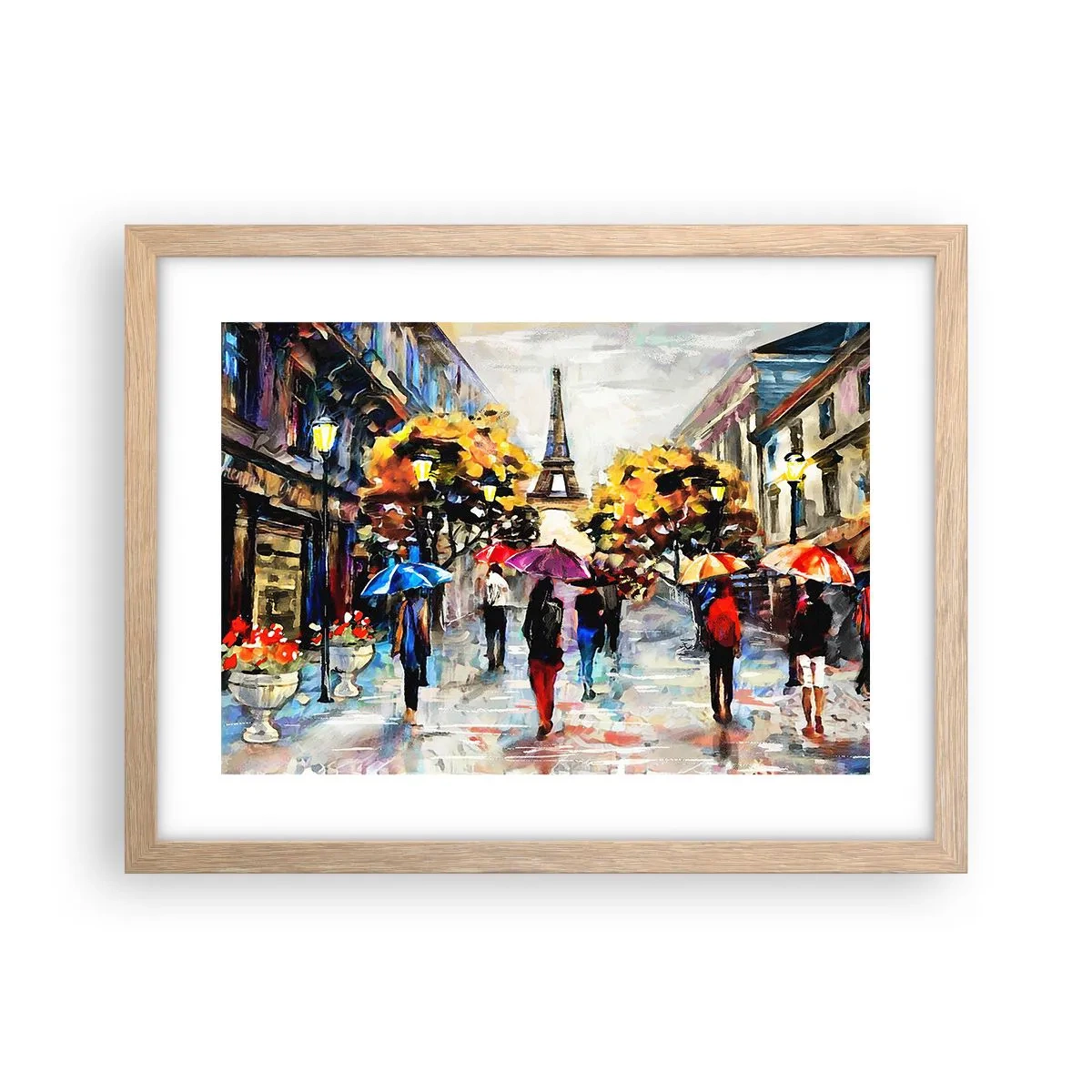 Plakát v rámu světlý dub - Na podzim zvlášť krásný - 40x30 cm