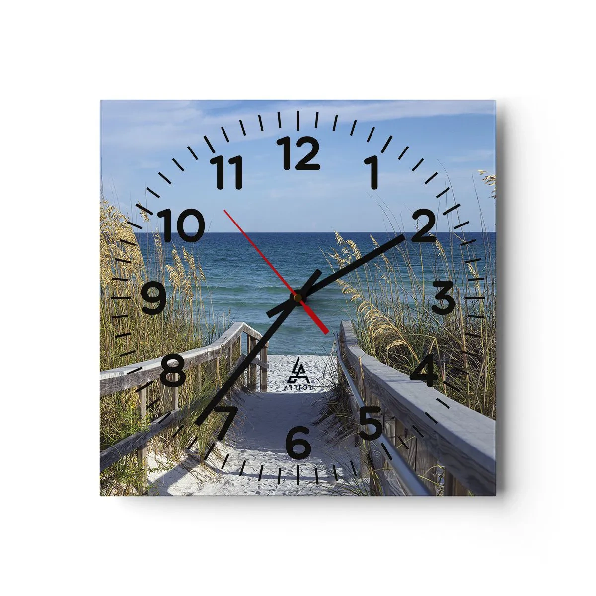 Nástěnné hodiny - Na slunci, ve větru - 30x30 cm