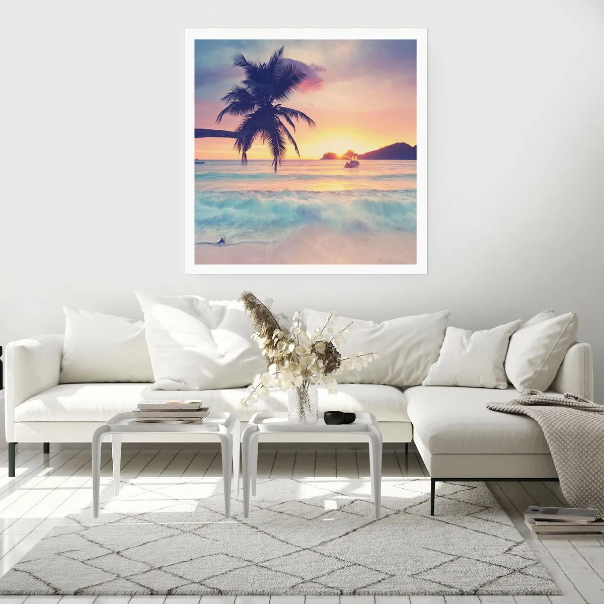 Plakát - Večer v zátoce - 60x60 cm