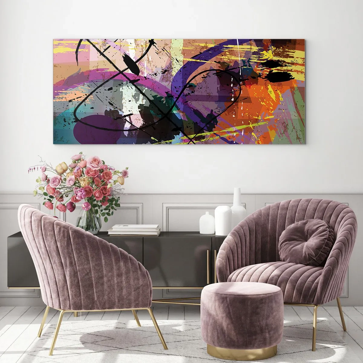 Obraz na skle - Lze přímo nebo kolem - 100x40 cm