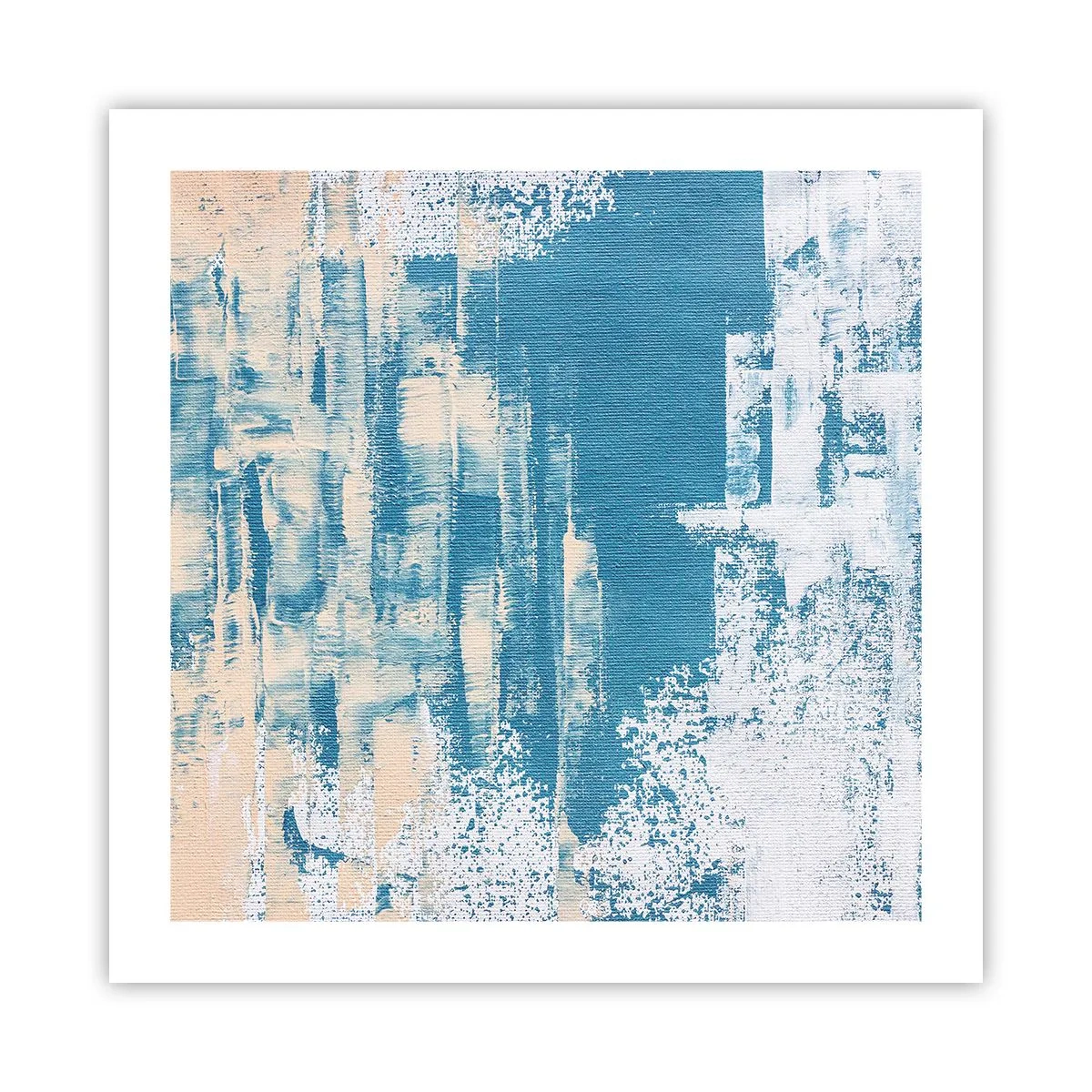 Plakát - Přes rampouch - 50x50 cm