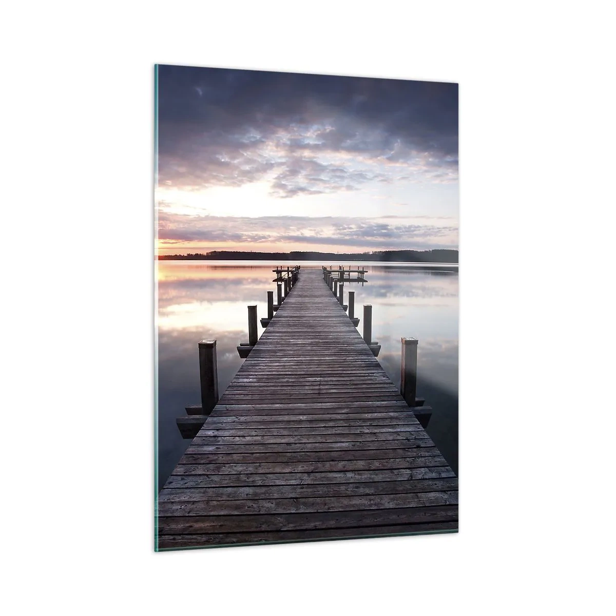 Obraz na skle - Tichá hranice mezi dnem a nocí - 50x70 cm