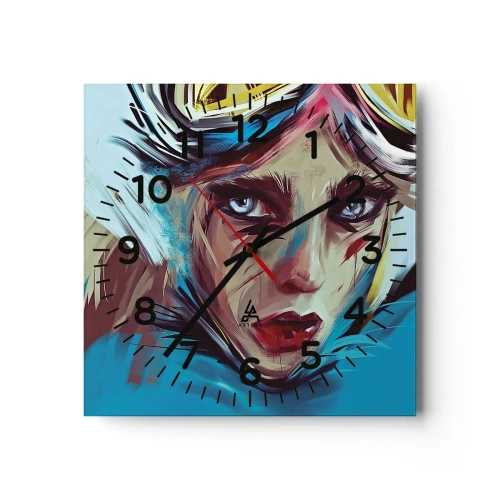 Nástěnné hodiny - Silniční válečnice - 40x40 cm