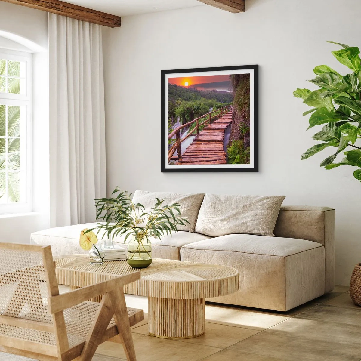 Plakát v černém rámu - Neuvěřitelná krása - 30x30 cm