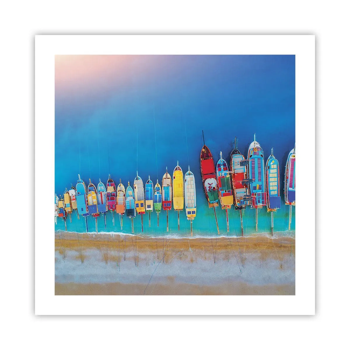 Plakát - Z ptačí perspektivy - 50x50 cm