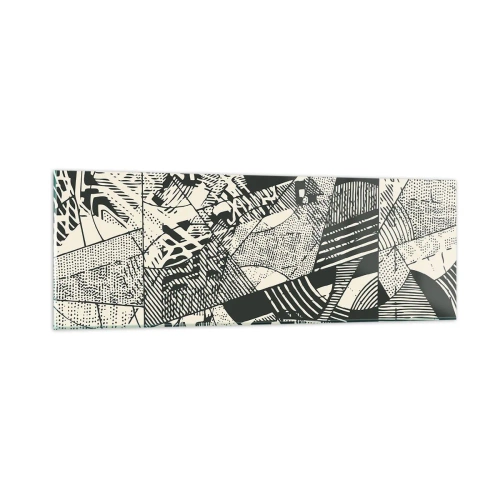 Obraz na skle - Dynamika současnosti - 90x30 cm