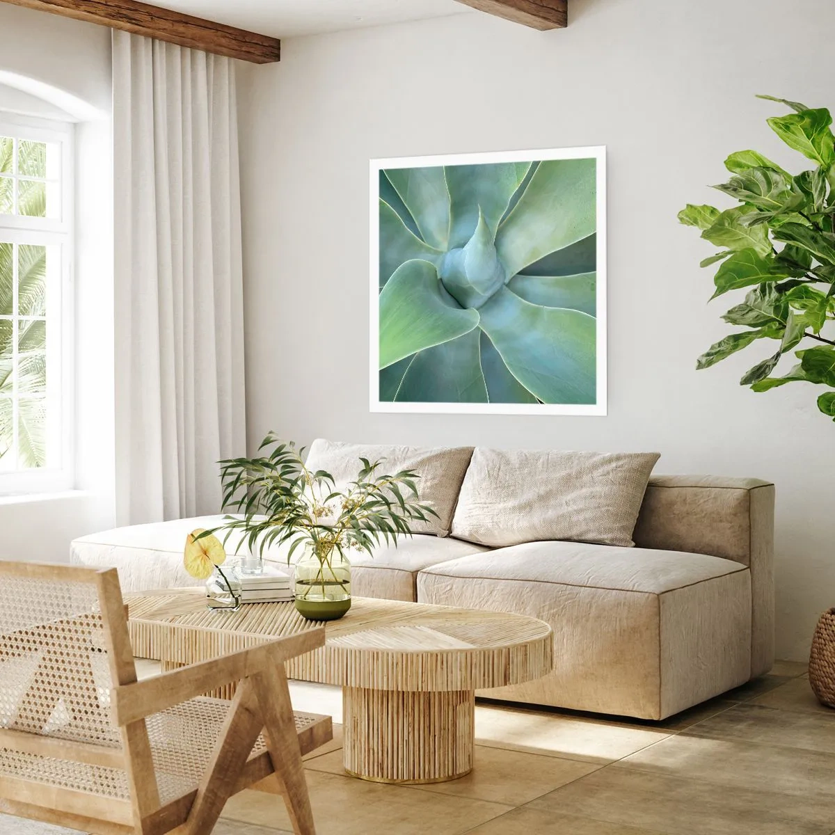 Plakát - Zrození zeleně - 40x40 cm