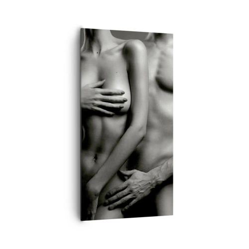 Obraz na plátně - Adam a Eva - 65x120 cm