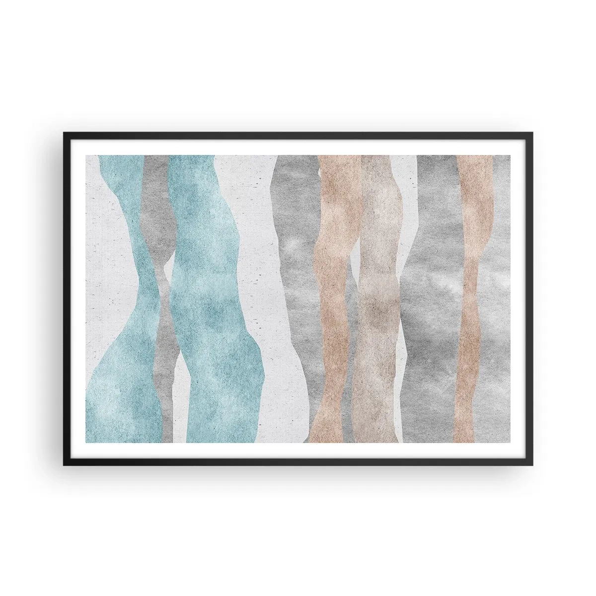 Plakát v černém rámu - Studie blízkosti - 100x70 cm