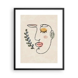 Plakát v černém rámu - Nalezený klid - 40x50 cm