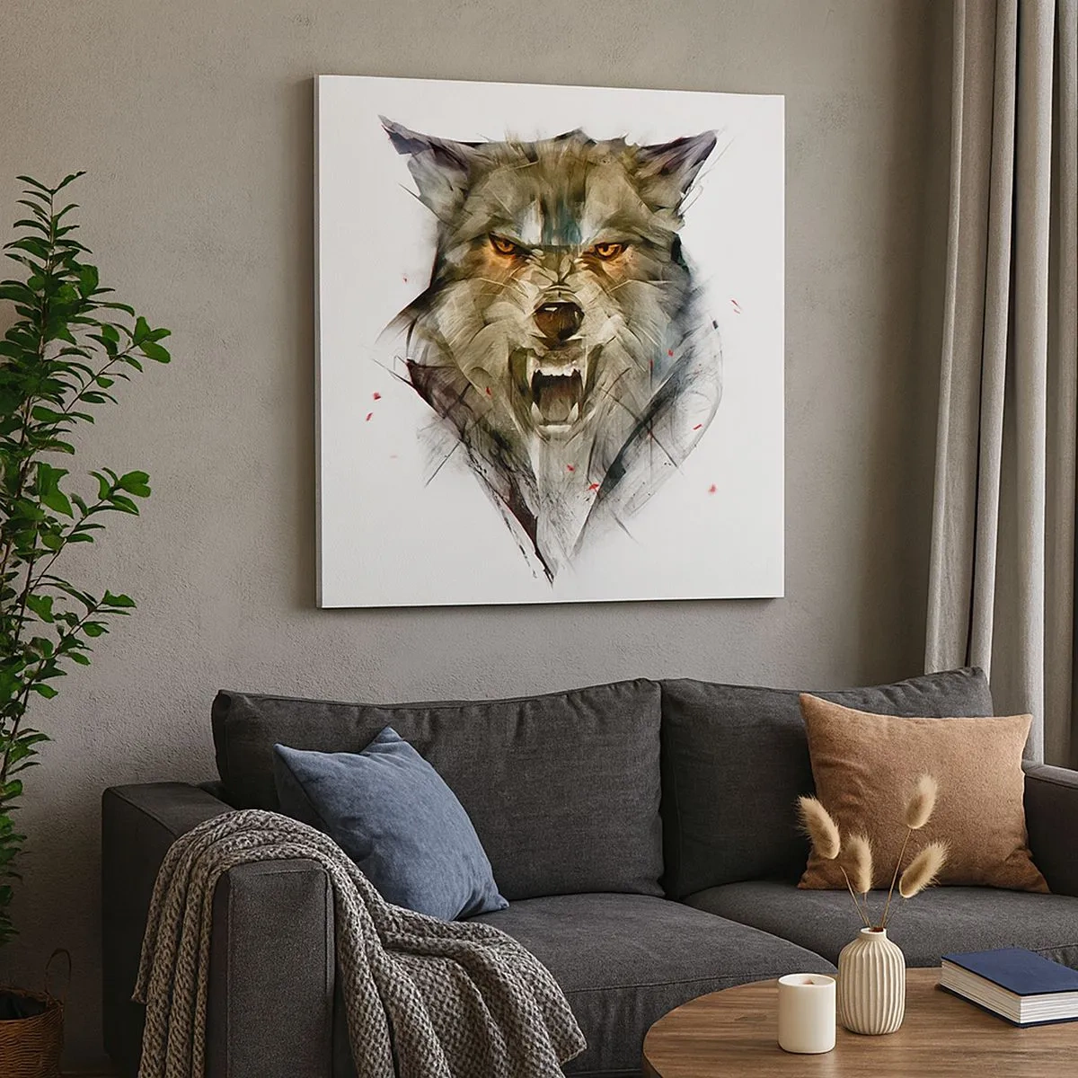 Obraz na plátně - Ani krok! - 30x30 cm