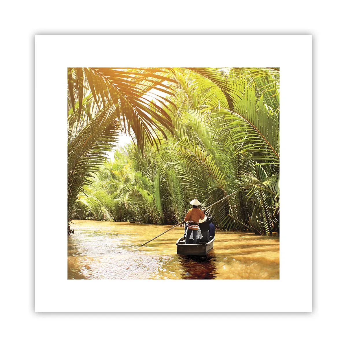 Plakát - Palmovou souteškou - 30x30 cm