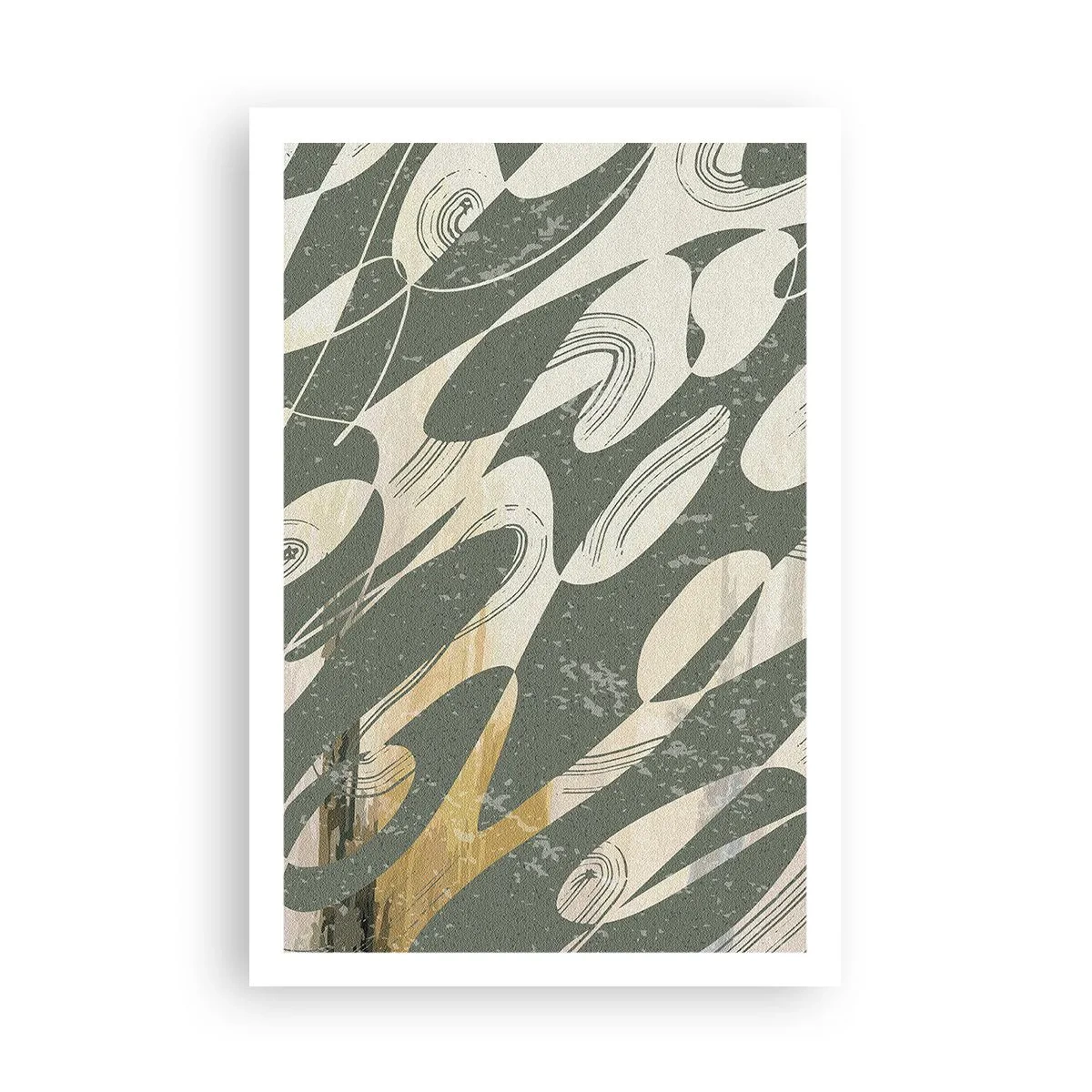 Plakát - Rytmizovaná abstrakce - 61x91 cm