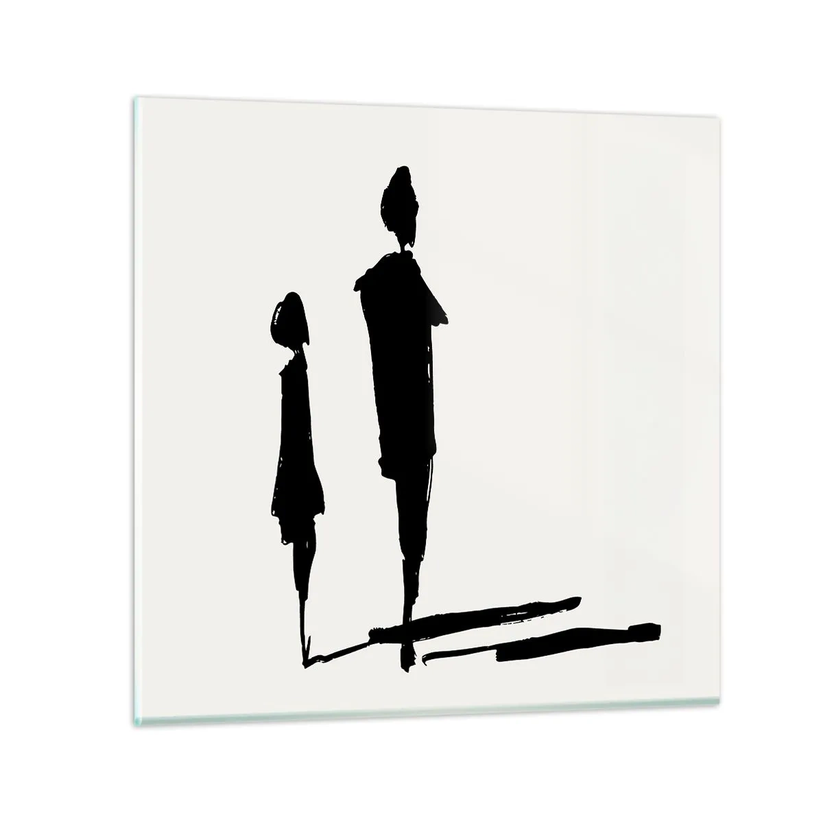Obraz na skle - Určitě spolu? - 30x30 cm