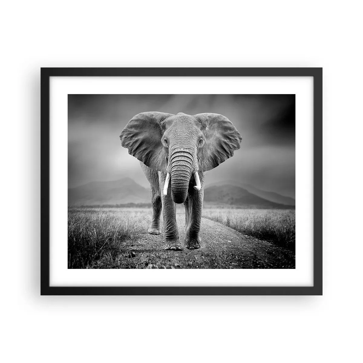 Plakát v černém rámu - Hostitel vítá - 50x40 cm