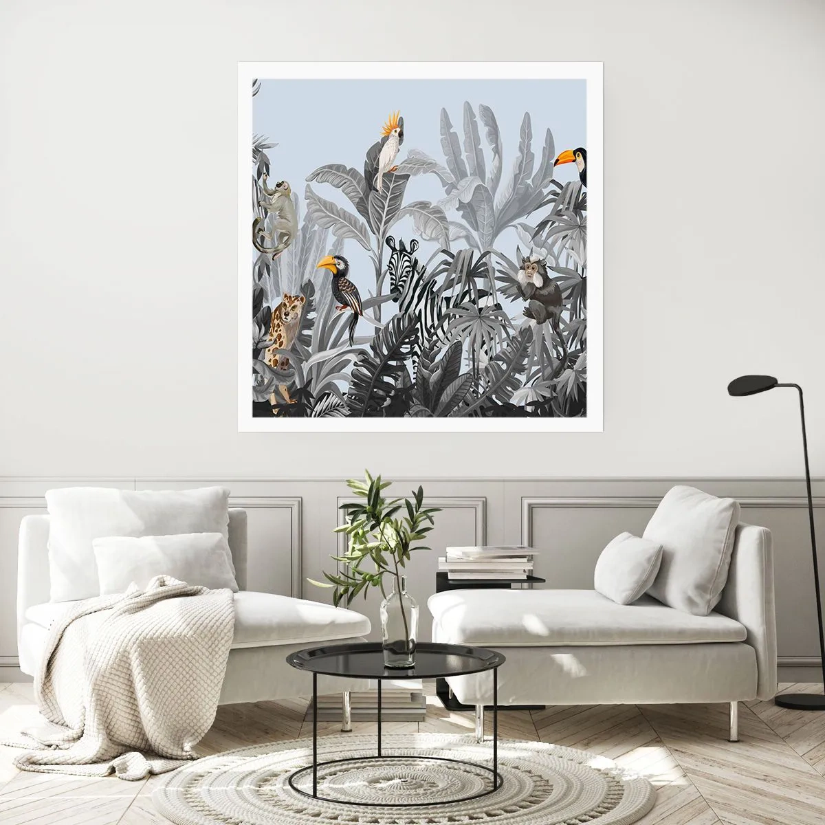 Plakát - Africká pohádka - 60x60 cm