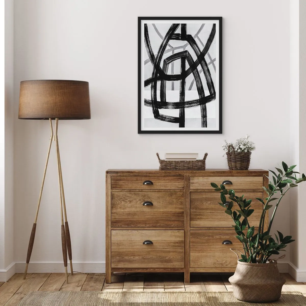 Plakát v černém rámu - Hloubka - 50x70 cm
