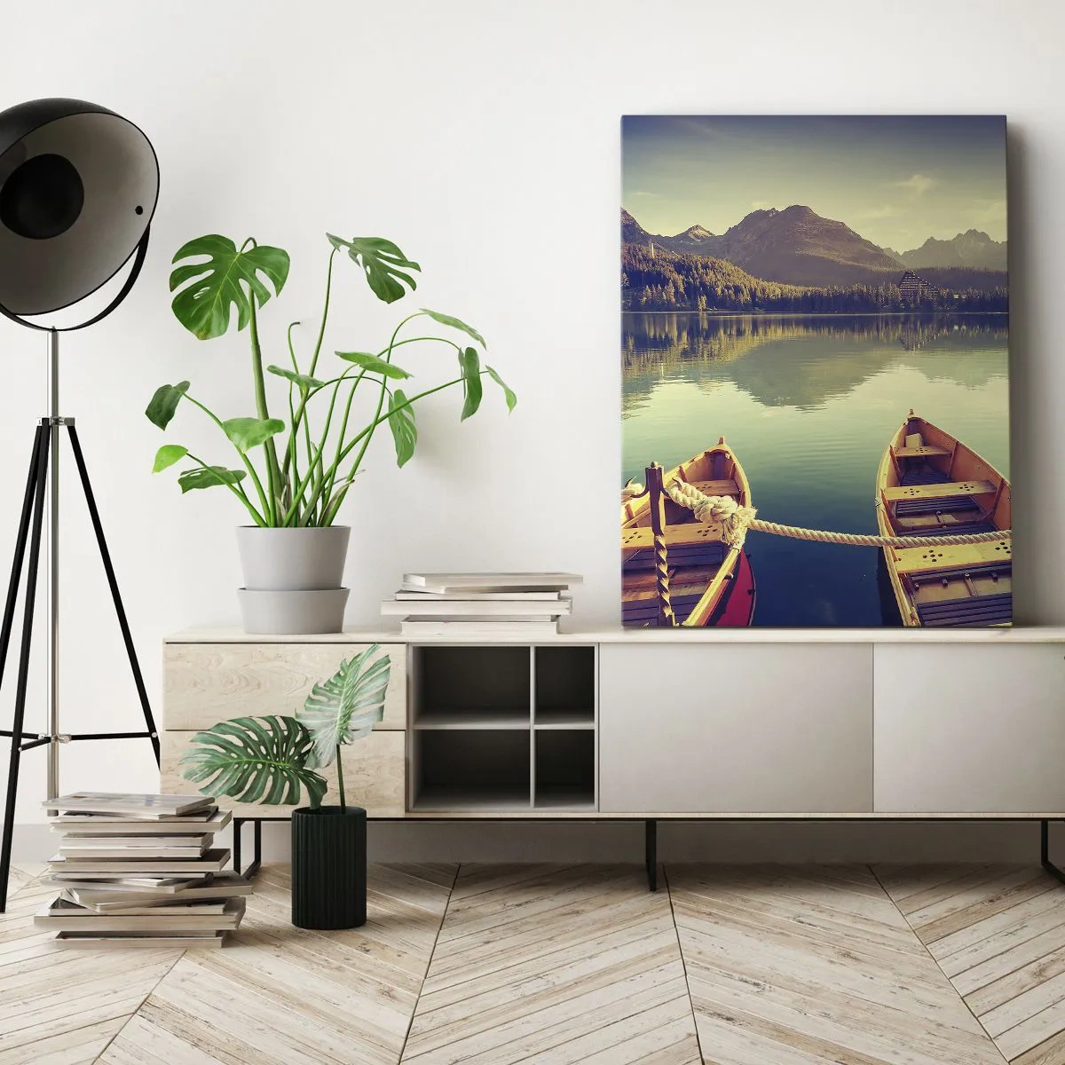 Obraz na plátně - Žít podle jejich zákonů - 55x100 cm