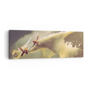 Obraz na plátně - Zachránit svět - 90x30 cm