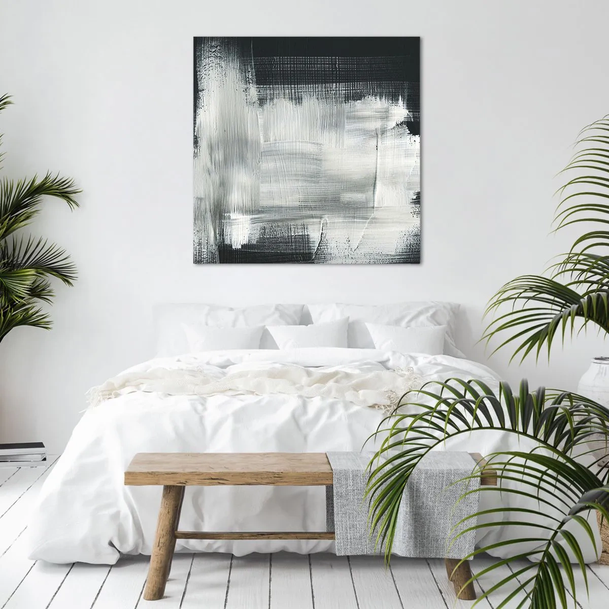 Obraz na plátně - Utkané svisle a vodorovně - 60x60 cm