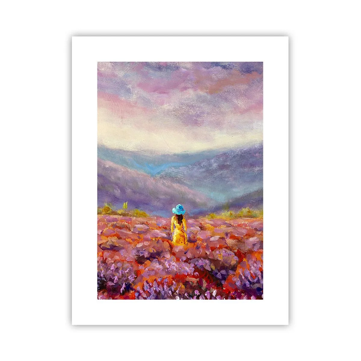 Plakát - V levandulovém světě - 30x40 cm