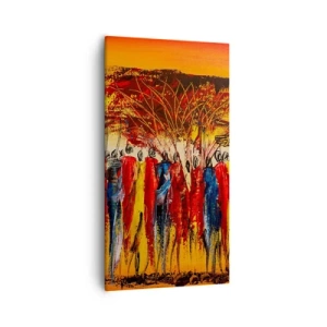 Obraz na plátně - Tam, tam, tam, tam jdou - 55x100 cm