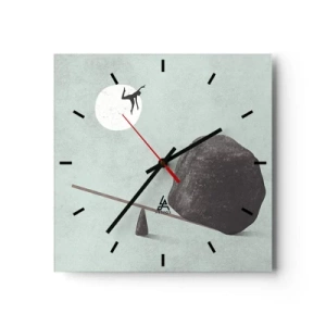 Nástěnné hodiny - Splněný sen - 30x30 cm