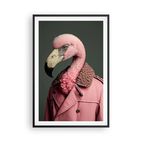 Plakát v černém rámu - Skutečný elegán - 61x91 cm