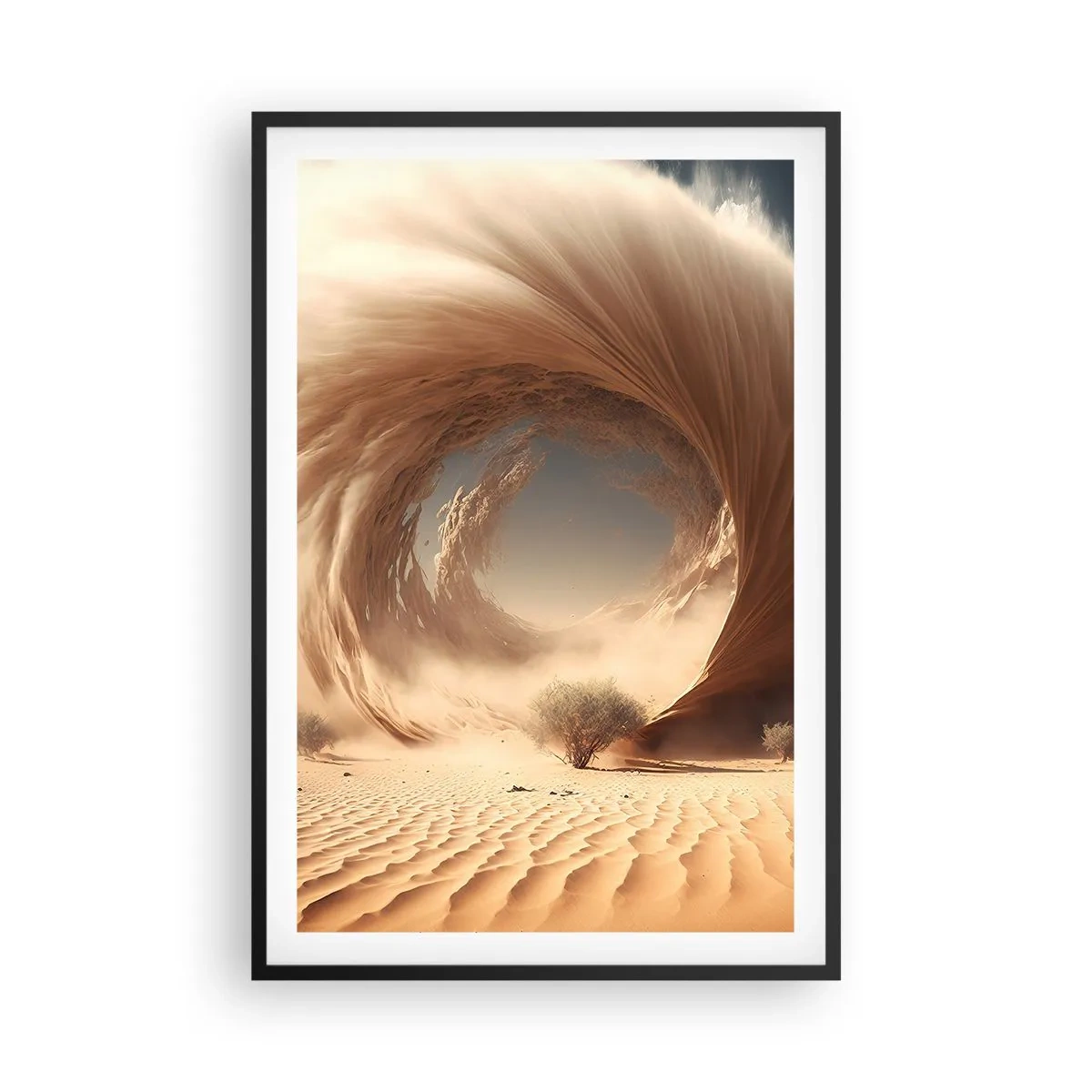 Plakát v černém rámu - Otevřený portál - 61x91 cm