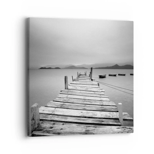 Obraz na plátně - Za horami, za moři - 40x40 cm