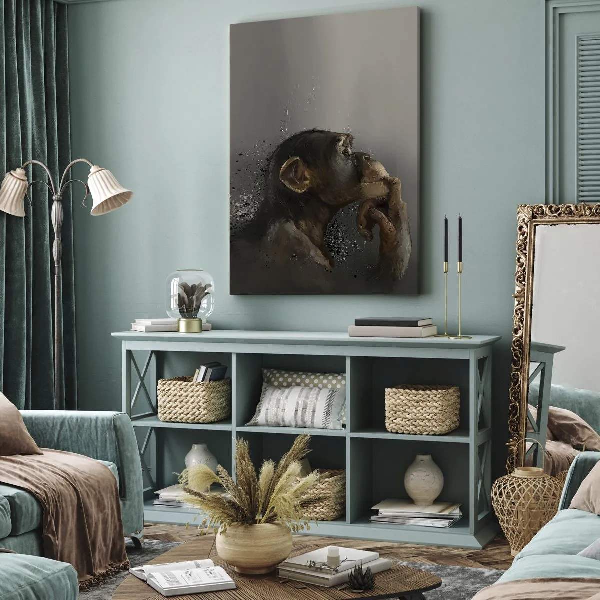 Obraz na plátně - Určitě myslitel - 65x120 cm