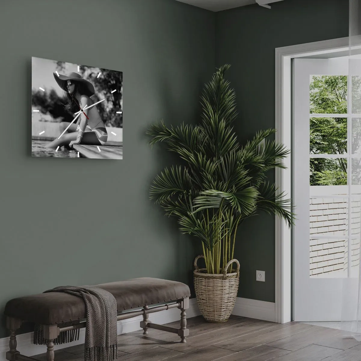 Nástěnné hodiny - Letní sen - 40x40 cm