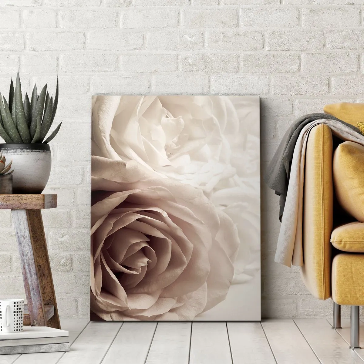 Obraz na plátně - V srdci růže - 50x70 cm