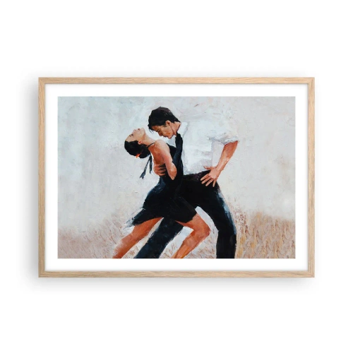 Plakát v rámu světlý dub - Tango mých tužeb a snů - 70x50 cm