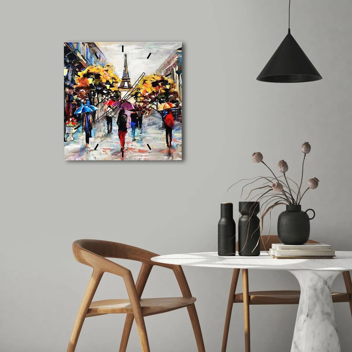 Nástěnné hodiny - Na podzim zvlášť krásný - 30x30 cm